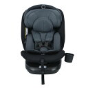 チャイルドシート 新生児 ISOFIX 0歳～12歳 360度回転式 40～150cm ジュニアシート 調節可能 洗える キャノピー付き ベビーシート ドリ..