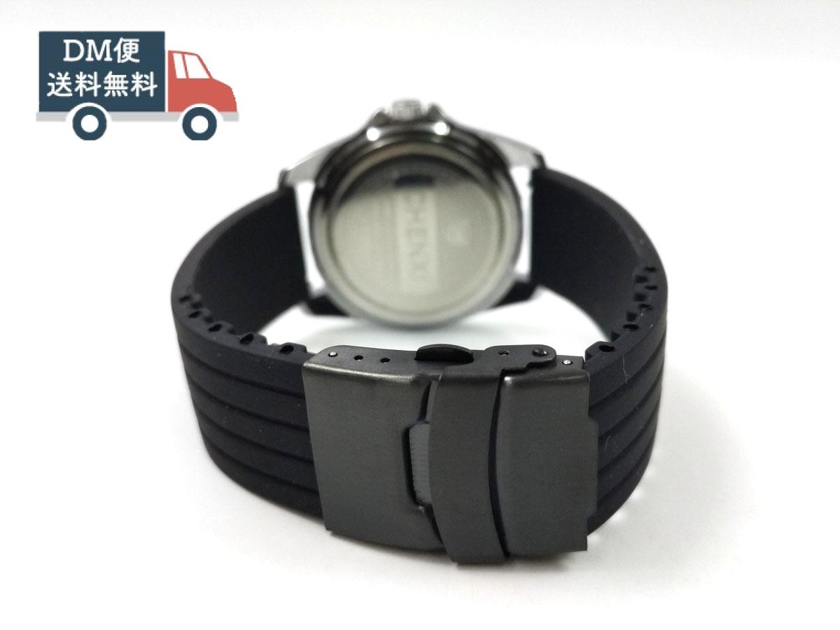 22mm シリコンラバーストラップ 交換用腕時計ベルト Dバックル