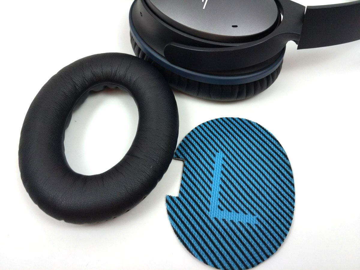 BOSE QC25 QC15 QC2�ѥ��䡼�ѥåɥ��å� �ߴ��� �֥�å�/�֥饦��