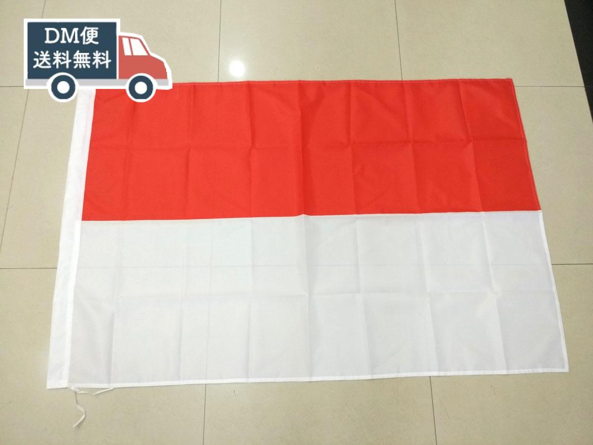 インドネシア ポーランド 国旗 大型フラッグ 4号サイズ 150X90cm 送料無料