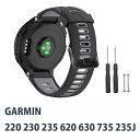 GARMIN ガーミン 交換用ベルト シリコン ストラップ ブラック 220 230 235 620 630 735 235J 送料無料