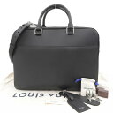 【本物保証】 布袋付 超美品 ルイヴィトン LOUIS VUITTON タイガ オーバーナイト ブリーフケース 2WAY ビジネスバッグ パソコン収納 M327...