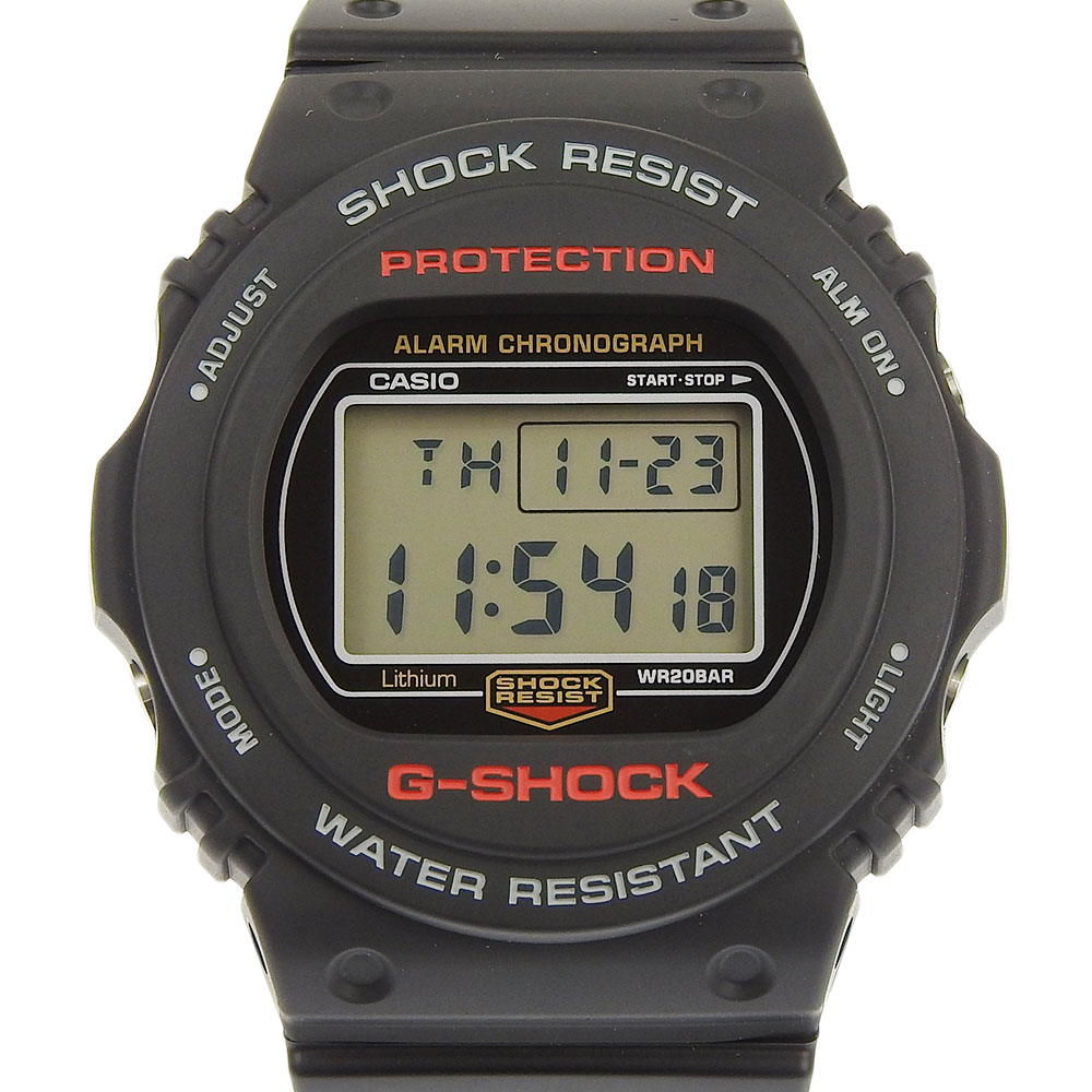 【本物保証】 新品同様 カシオ CASIO Gショック 復刻スティングモデル メンズ クォーツ 電池 腕時計 DW 5750E 1JF 【中古】