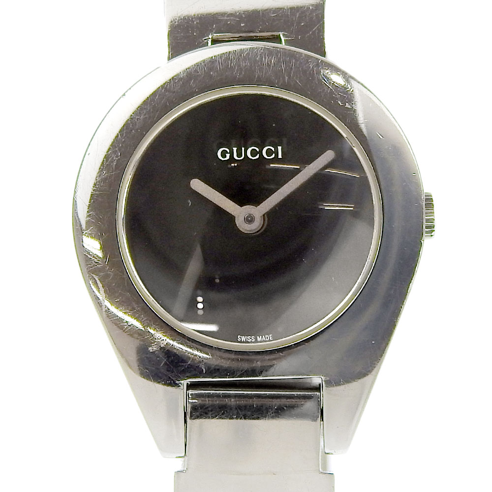 【本物保証】 グッチ GUCCI レディース クォーツ 電池 腕時計 ミラー文字盤 鏡 6700L 【中古】