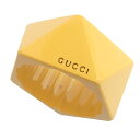 【8/1 P2倍】【本物保証】 箱付 美品 グッチ GUCCI バングル マスタード Mサイズ □V刻印 希少 レア 【中古】