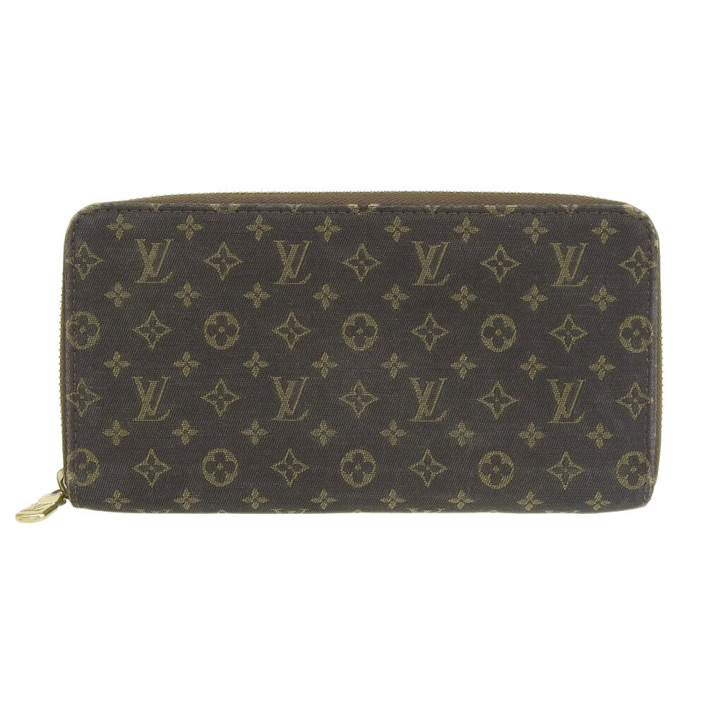 【本物保証】 ルイヴィトン LOUIS VUITTON モノグラム ミニラン ジッピーウォレット ラウンドファスナー長財布 M95235 【中古】