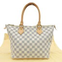 【本物保証】 布袋付 ルイヴィトン LOUIS VUITTON ダミエ アズール サレヤPM トートバッグ ハンドバッグ N51186 【中古】