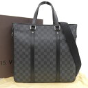【本物保証】 箱・布袋付 超美品 ルイヴィトン LOUIS VUITTON ダミエ グラフィット タダオPM ブリーフケース 2WAYバッグ N41259 【中...