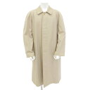 【8/1 P2倍】【本物保証】 美品 バーバリーロンドン BURBERRY LONDON ロングコート トレンチコート アウター ライトベージュ メンズ 紳士用...