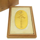 【本物保証】 箱付 超美品 三越謹製 伊勢神宮 昭和48年 第60回 御遷宮記念 小判 K24 純金 FINE GOLD 90.0g 【中古】