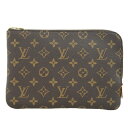 【本物保証】 超美品 ルイヴィトン LOUIS VUITTON モノグラム エテュイ ヴォワヤージュPM クラッチバッグ セカンドバッグ ポーチ M44500 希少 【中古】