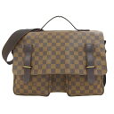【本物保証】 ルイヴィトン LOUIS VUITTON ダミエ ブロードウェイ ショルダーバッグ エベヌ N42270 【中古】