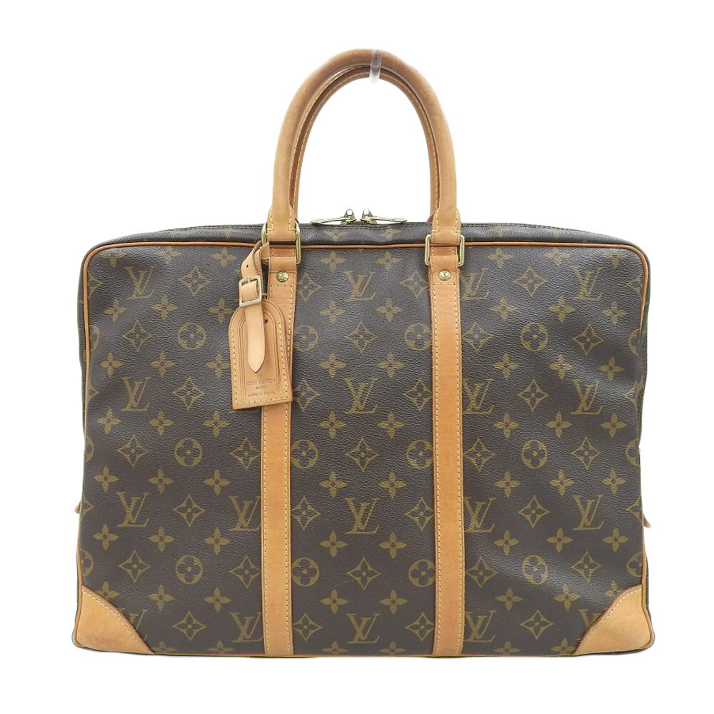 【本物保証】 ルイヴィトン LOUIS VUITTON モノグラム ポルトドキュマン ヴォワヤージュ ビジネスバッグ 書類カバン M53361 【中古】