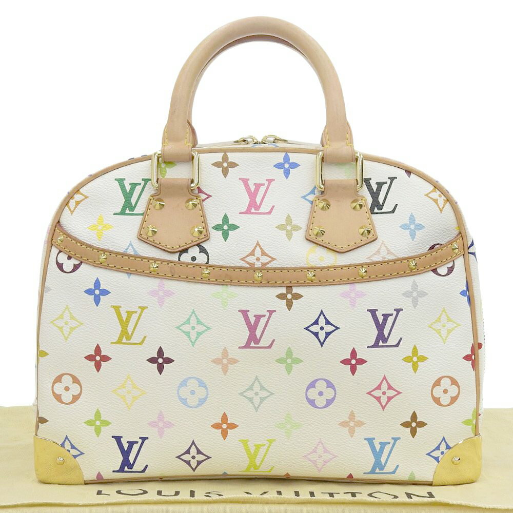 【本物保証】 布袋付 ルイヴィトン LOUIS VUITTON モノグラム マルチカラー トゥルーヴィル ハンドバッグ ブロン M92663 【中古】