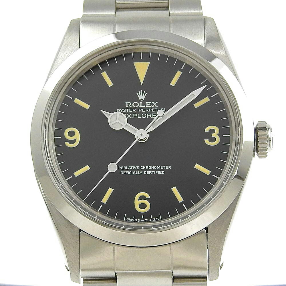 【本物保証】 保 布袋付 超美品 ロレックス ROLEX エクスプローラ1 アンティーク M1016 0 80番台(83年頃) 2023/10/03メーカーOH済 【中古】