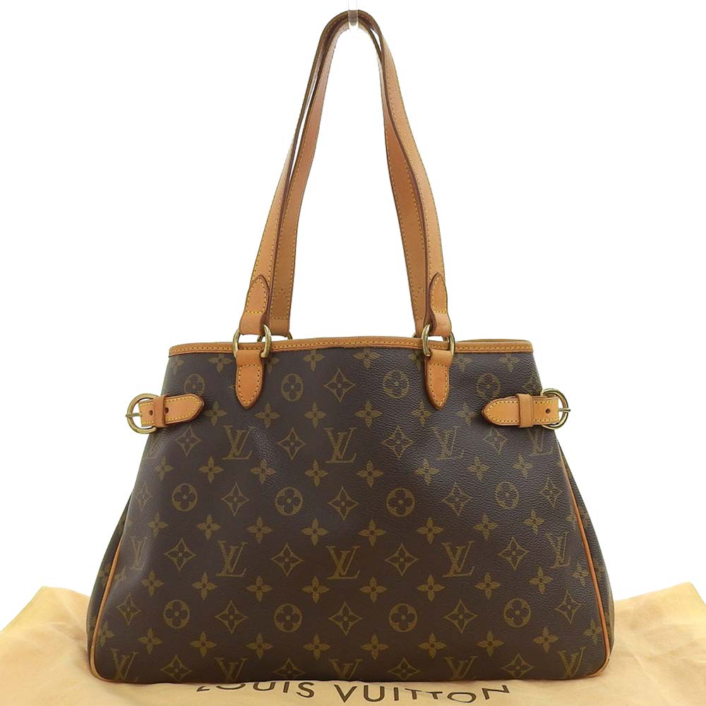 【本物保証】 布袋付 ルイヴィトン LOUIS VUITTON モノグラム バティニョール オリゾンタル トートバッグ ハンドバック M51154 【中古】