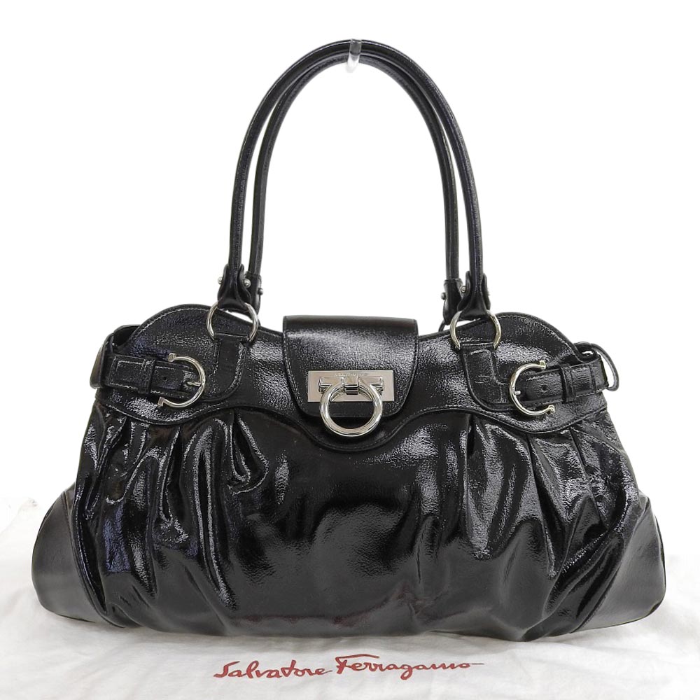 ʪݾڡ  Ķ ȡ ե饬 SALVATORE FERRAGAMO  ϥɥХå  ֥å AB 21 5370 š