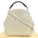 【本物保証】 布袋付 超美品 ルイヴィトン LOUIS VUITTON モノグラムマヒナ バビロンPM 2WAYショルダー パンチング イヴォワール M50059 【中古】