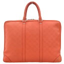 【本物保証】 ルイヴィトン LOUIS VUITTON ダミエ アンフィニ ポルトドキュマンヴォワヤージュ PDV ビジネスバッグ フュージョン N41143 ...