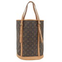 【本物保証】 ルイヴィトン LOUIS VUITTON モノグラム バケットGM バケツGM ショルダーバッグ ハンドバッグ M42236 【中古】