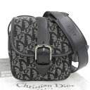 【本物保証】 希少 レア 保付 超美品 クリスチャン ディオール CHRISTIAN DIOR トロッター 05RU 0043 ショルダーバッグ ポーチ バッグ 黒 【中古】