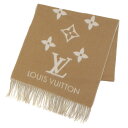 【本物保証】 箱付 新品同様 ルイヴィトン LOUIS VUITTON レイキャビック M76067 マフラー カシミア サーブル 【中古】(4)