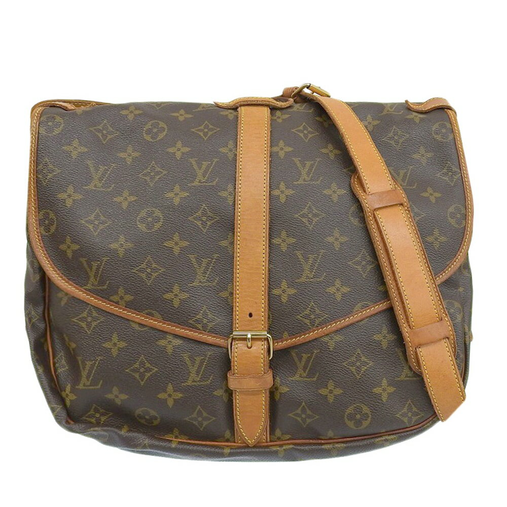 【本物保証】 ルイヴィトン LOUIS VUITTON モノグラム ソミュール35 M42254 ショルダーバッグ 【中古】