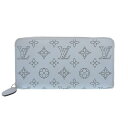 【本物保証】 ルイヴィトン LOUIS VUITTON マヒナ ジッピーウォレット M69032 ラウンドファスナー長財布 ヴェールラグーン 【中古】