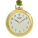 【本物保証】 新品同様 セイコー SEIKO クレドール 5A74 0670 白文字盤 K18YG クォーツ 電池 30ミリ メンズ レディース 2針 懐中時計...