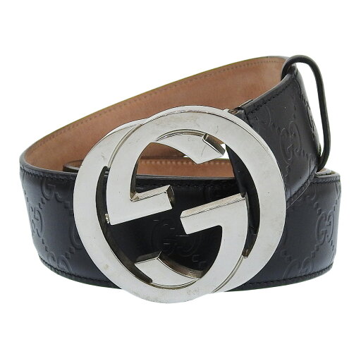 【本物保証】 グッチ GUCCI インターロッキングG ベルト 411924 100 40 525040 100・40 メンズ 腰ベルト レザー ブラック 【中古】 【本物保証】 グッチ GUCCI インターロッキングG ベルト 411924 100 40 525040 100・40 メンズ 腰ベルト レザー ブラック 【中古】
