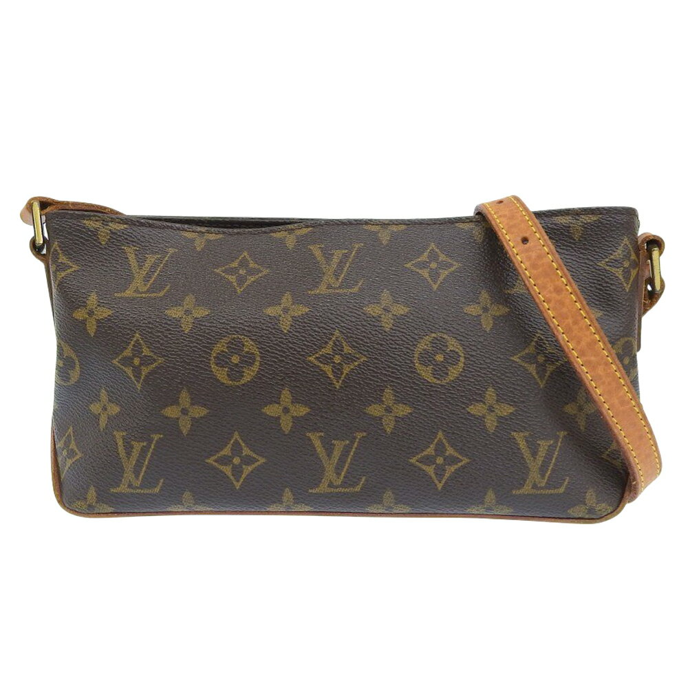 【本物保証】 ルイヴィトン LOUIS VUITTON モノグラム トロター M51240 斜め掛け ショルダーバッグ 【中古】