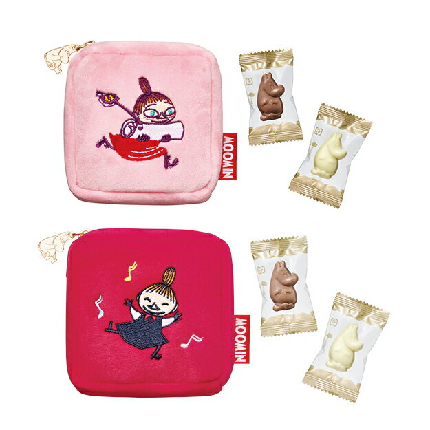 ムーミン × メリー リトルミイ ポーチ 2種セット ショッパー 袋付き バレンタイン お返し チョコ チョコレート ギフト プレゼント ホワイトデー 2024のサムネイル
