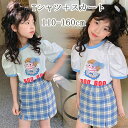 韓国子供服 女の子 セットアップ 夏 子供服 女の子 Tシャツ スカート キッズ 2点セット 女の子 スカート 夏 セットアップ 子供服 半袖 女の子 夏服 女...