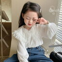 ブラウス 女の子 トップス 七五三 シャツ 女の子 韓国 子供服 ブラウス キッズ ホワイトブラウス 上品 ジュニア 結婚式 受験 面接 フォーマル 子供服 卒...