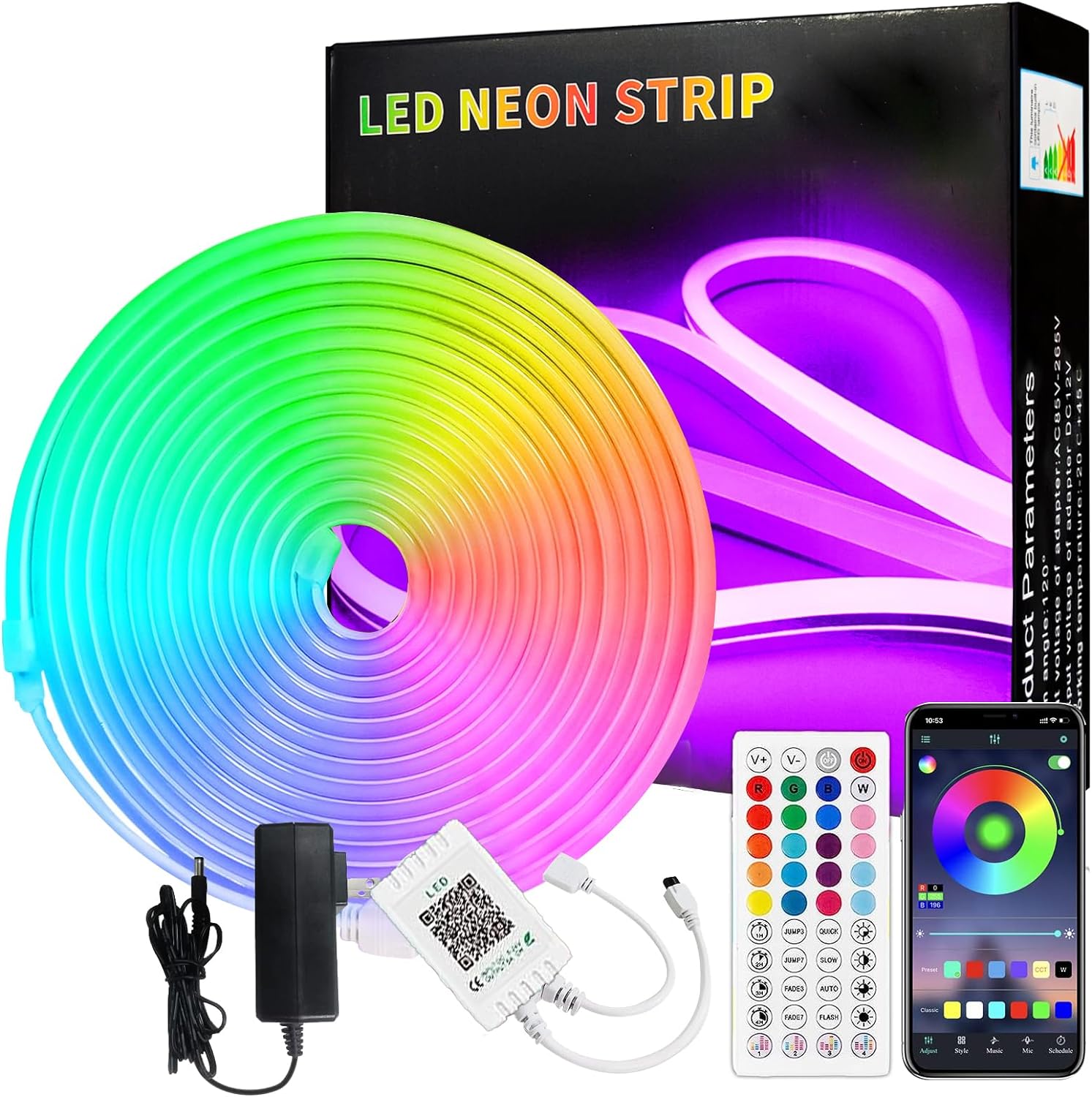 【300円OFFクーポン】＼楽天2位獲得／LEDテープライト led テープ ライト LED 3M 5M 10M RGB 調光 チューブライト APP操作 切断可能IP65防水 led ネオン 調光調色 DIY可能 ホーム 店舗 カラオ…