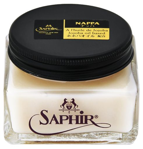 [サフィール]革製品手入れ最高級ナッパデリケートクリーム保湿栄養レザークリームシューケア靴磨き革靴..