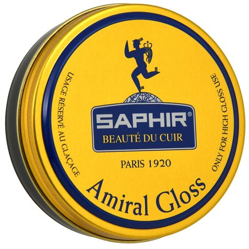 [サフィールブルー]鏡面磨き専用ワックスアミラルグロスハイシャインシューポリッシュ鏡面磨き靴磨き光沢ブラック50ml