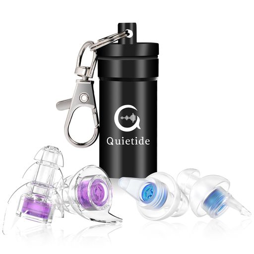 ライブ用耳栓Quietide耳栓ライブイヤープロテクター聴覚障害予防コンサートやフェス、クラブなどで大音..