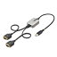 StarTech.comUSB-RS232Cシリアル変換ケーブル/ストレート/USB2.0接続/61cm/2ポートD-Sub9ピン/オス-オ..