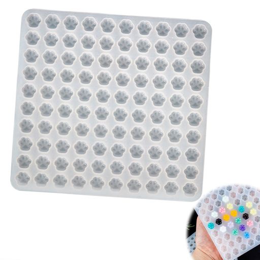 ADOFUNミニシリコンモールドワックスシールシリコンパッドモールドグミキャンディモールドチョコレートモールドキャンドルキャンディーチョコレートの作り用DIY食品等級猫の爪