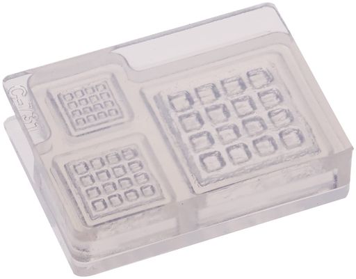 亀島商店ソフトモールドワッフル立体型(スクエア)ホビー用ツールC-731