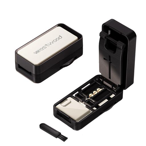 FUYUERO【2025最新改良モデル・アップグレード版】ピルカッター錠剤カッター複数錠剤用【1/2分割+1/4分割洗浄ブラシ付き】ポータブルデイリーピルボック...