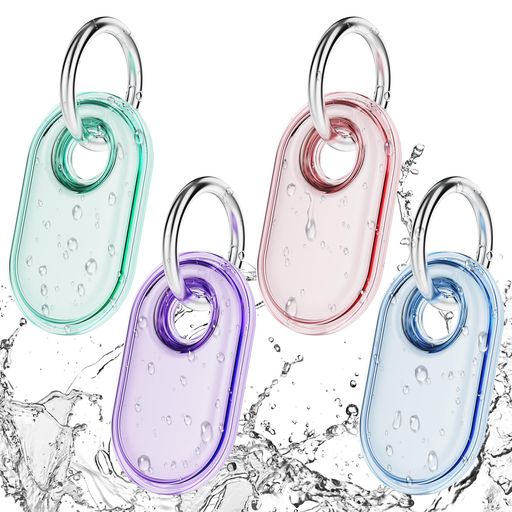 SamsungSmarttag2ケースキーリング付き4個パックフルラップIPX8防水TPUカバーGalaxySmartTag2用傷防止..