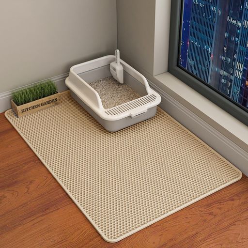 heatcozy猫用トイレマット猫砂取りマット60x45CM/75x55CM/90x60CM/116x66CM複数サイズ猫マット猫砂マッ..