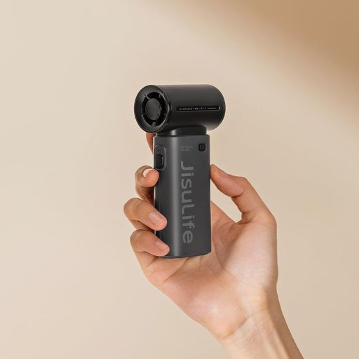 JISULIFEハンディファン扇風機小型5段階風量調節手持ち卓上大容量5000mAhのバッテリー最大22時間動作冷..