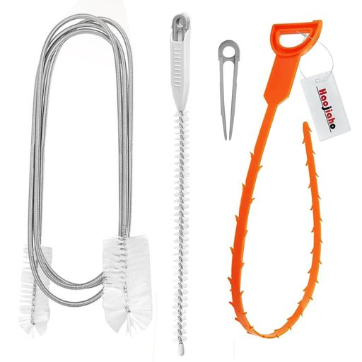 Haojiahoパイプブラシパイプクリーナー(3点セット)排水管掃除詰まり解消パイプ配管排水溝排水口つまり..