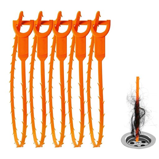 Doyimeパイプブラシパイプ掃除ブラシ(5個セット)チューブクリーニングブラシ排水溝詰まり除去螺旋式自..