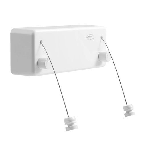 HOMEME室内物干し耐荷重30KG物干しワイヤーダブルロープ全長4.2M自由伸縮可能穴開け不要スローリカバリー隠し物干し用ロープSUS304ステンレス防水防錆