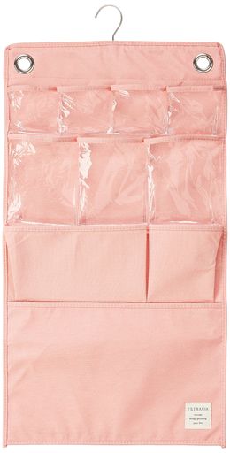 東洋ケース壁掛け収納ストレリアナチュレウォールポケット壁掛け収納ピンクESTN-WP-PK幅31x高さ70cm