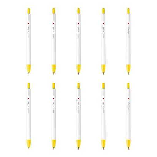 ゼブラ水性ペンクリッカート黄10本B-WYSS22-Y